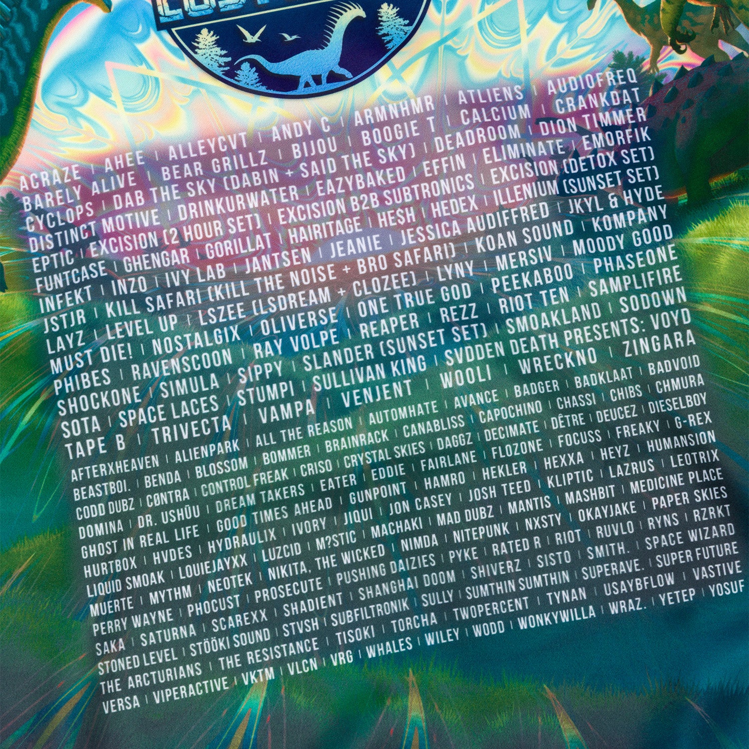 Lost Lands Sublimated Lineup Hoodie 2025