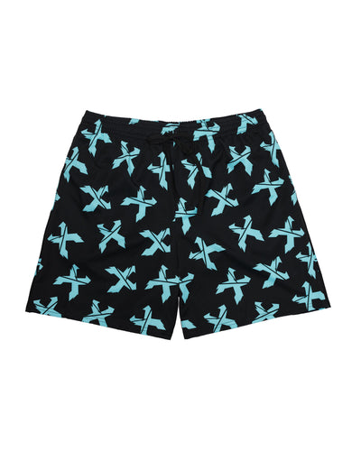 Sliced Logo Swim Shorts - Excision