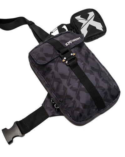Sliced Logo All-Over Modular Bag - Excision