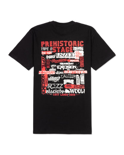 Prehistoric Stage Lineup Tee 2025