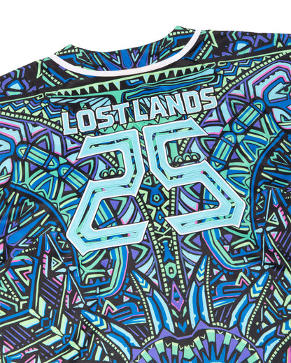 Lost Lands Baseball Jersey - Blue Green
