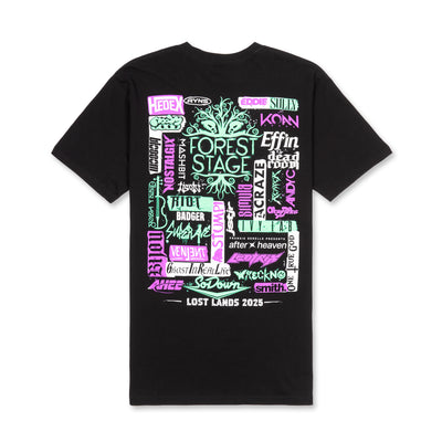 Forest Stage Lineup Tee 2025