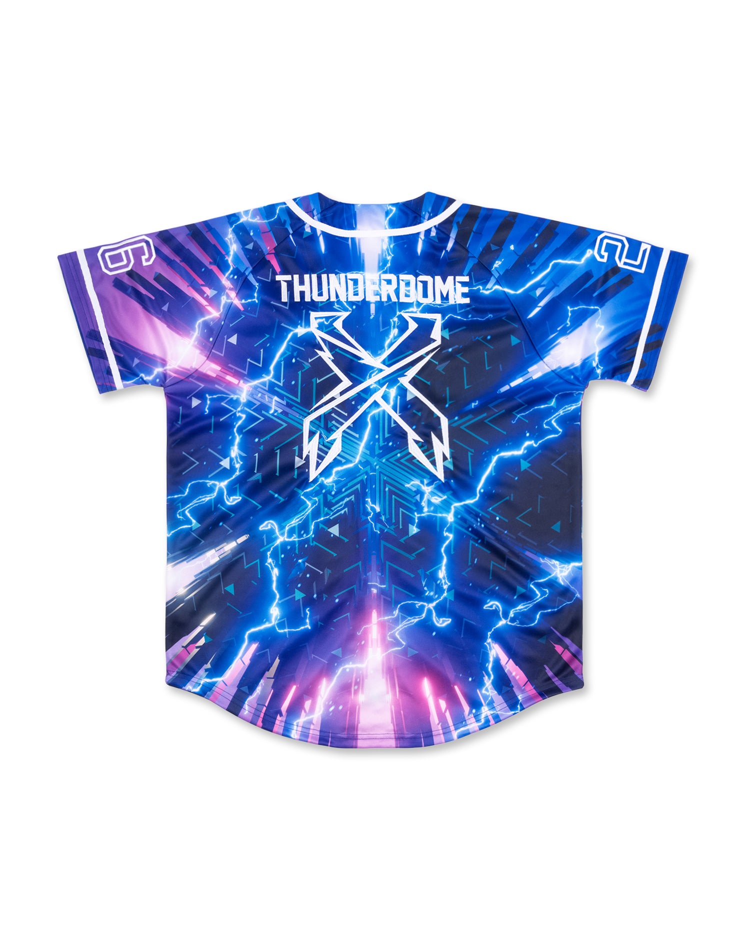 Excision Thunderdome Lightning Bolt Baseball Jersey