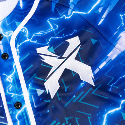 Excision Thunderdome Lightning Bolt Baseball Jersey