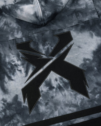 Black Tie Dye Lacer Hoodie - Excision