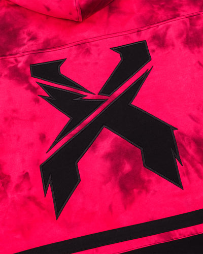 Pink Tie Dye Lacer Hoodie - Excision