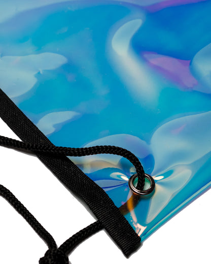 Sliced Logo Holographic Drawstring Bag - Excision