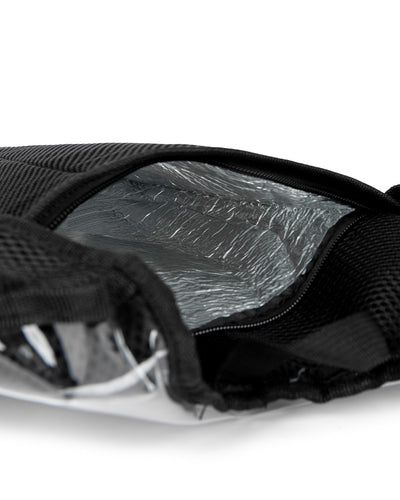 Sliced Logo Hydration Pack (Black/Clear) - Excision