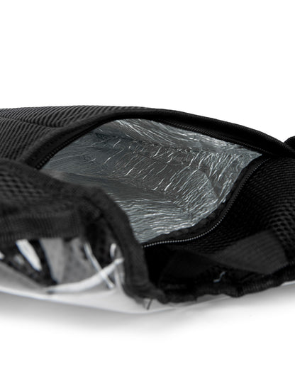 Sliced Logo Hydration Pack (Black/Clear) - Excision