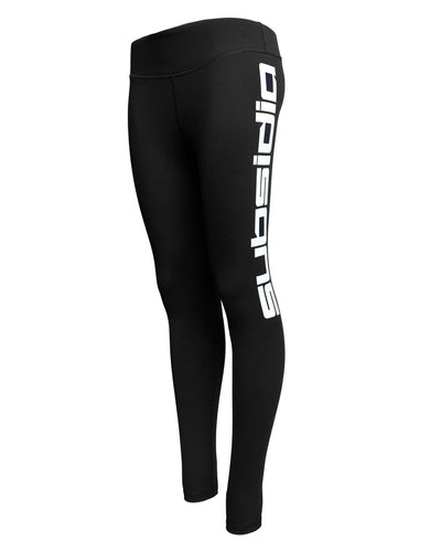 Subsidia Mid Waist Leggings (Black/White) - Excision